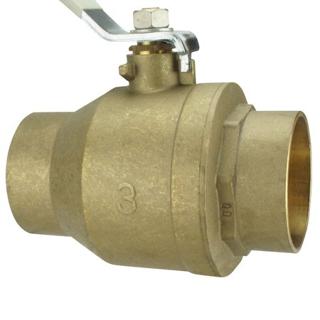 TMG 3 in. Lead Free Brass SWT x SWT Ball Valve 94ALF20001TMG